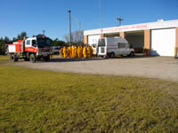 Muster at the Station